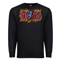 Black Leopard Mama Lightning Premium Sweatshirt - RanaPortraitStore