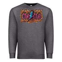 Charcoal Heather Leopard Mama Lightning Premium Sweatshirt - RanaPortraitStore