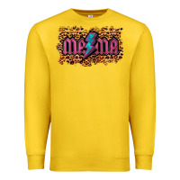 Lemon Leopard Mama Lightning Premium Sweatshirt - RanaPortraitStore