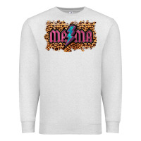 Oatmeal Heather Leopard Mama Lightning Premium Sweatshirt - RanaPortraitStore