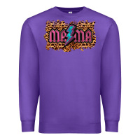 Purple Leopard Mama Lightning Premium Sweatshirt - RanaPortraitStore