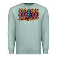Seafoam Leopard Mama Lightning Premium Sweatshirt - RanaPortraitStore