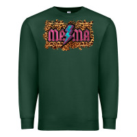 Sports Green Leopard Mama Lightning Premium Sweatshirt - RanaPortraitStore