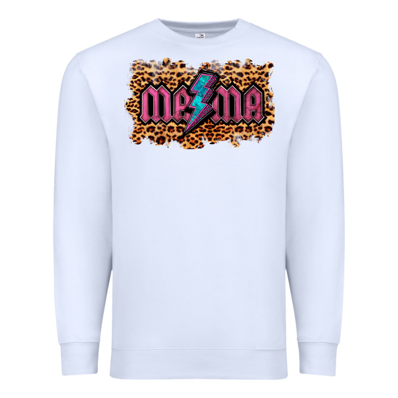 Leopard Mama Lightning Premium Sweatshirt by RanaPortraitStore | Teevron