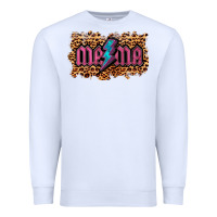 White Leopard Mama Lightning Premium Sweatshirt - RanaPortraitStore