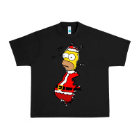 Black Homer Claus Christmas Urban Heavy Tee - artisFamous