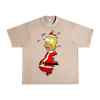 French Oak Homer Claus Christmas Urban Heavy Tee - artisFamous