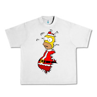 Lunar Rock Homer Claus Christmas Urban Heavy Tee - artisFamous