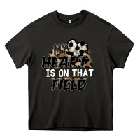 Asphalt my heart is on that field soccer Heavy Core Tee - FaDigitalArtStudio