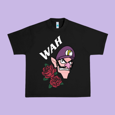 Waluigi Voice ( Wah ) Urban Heavy Tee Designed By Artisfamous