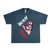 Midnight Navy waluigi voice ( wah ) Urban Heavy Tee - artisFamous