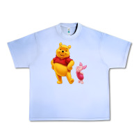 Grape Ice Winnie the Pooh Piglet Urban Heavy Tee - artisFamous
