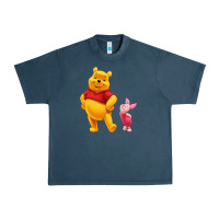 Midnight Navy Winnie the Pooh Piglet Urban Heavy Tee - artisFamous