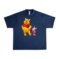 Navy Winnie the Pooh Piglet Urban Heavy Tee - artisFamous