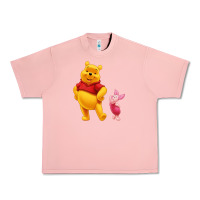 Salmon Winnie the Pooh Piglet Urban Heavy Tee - artisFamous