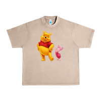 French Oak Winnie the Pooh Piglet Urban Heavy Tee - artisFamous