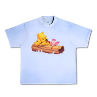 Grape Ice Winnie the Pooh Piglet Urban Heavy Tee - artisFamous