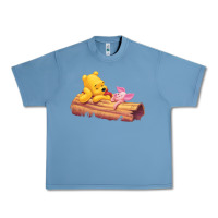 Pebble Blue Winnie the Pooh Piglet Urban Heavy Tee - artisFamous