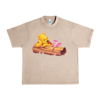 French Oak Winnie the Pooh Piglet Urban Heavy Tee - artisFamous