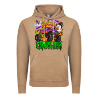 Vintage Coffee spooky crusher monster truck Vintage Hoodie - BarkalooDesign
