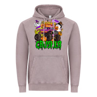 Vintage Zinc spooky crusher monster truck Vintage Hoodie - BarkalooDesign