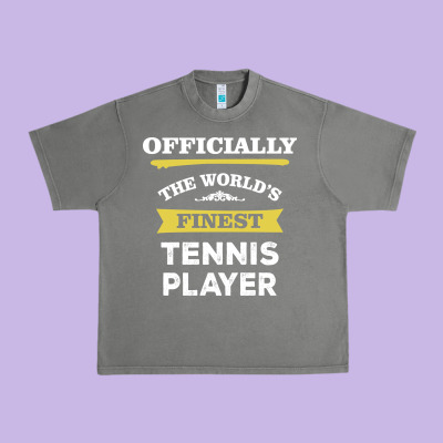 The World's Finest Tennis Player Urban Heavy Tee Designed By Artisfamous