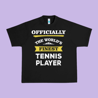The World's Finest Tennis Player Urban Heavy Tee Designed By Artisfamous