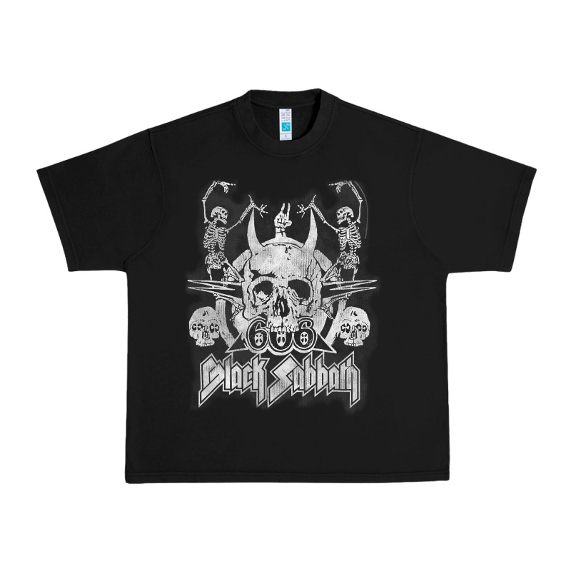 Black Sab.bath Official Vintage Dancing Skele Urban Heavy Tee by artisFamous | Teevron