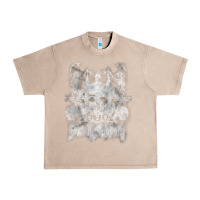 French Oak black sab.bath official vintage dancing skele Urban Heavy Tee - artisFamous