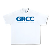 White Grand Rapids Community College Urban Heavy Tee - artisFamous