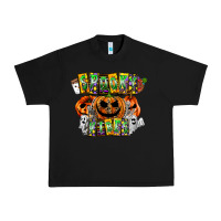 Black Spooky Vibes Urban Heavy Tee - CowhideDigitalArt