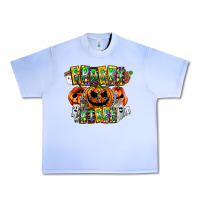 Grape Ice Spooky Vibes Urban Heavy Tee - CowhideDigitalArt