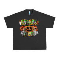 Pigment Black Spooky Vibes Urban Heavy Tee - CowhideDigitalArt
