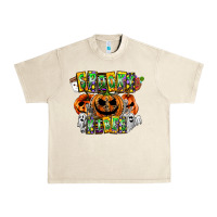 Sandshell Spooky Vibes Urban Heavy Tee - CowhideDigitalArt