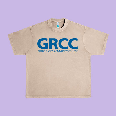 Grand Rapids Community College Urban Heavy Tee Designed By Artisfamous