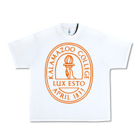 White Kalamazoo College Urban Heavy Tee - artisFamous