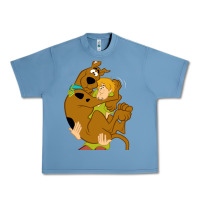Pebble Blue Scooby Doo and Shaggy Urban Heavy Tee - artisFamous