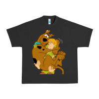 Pigment Black Scooby Doo and Shaggy Urban Heavy Tee - artisFamous