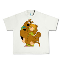 Pistachio Scooby Doo and Shaggy Urban Heavy Tee - artisFamous