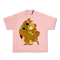 Salmon Scooby Doo and Shaggy Urban Heavy Tee - artisFamous