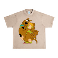 French Oak Scooby Doo and Shaggy Urban Heavy Tee - artisFamous