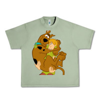 Oil Green Scooby Doo and Shaggy Urban Heavy Tee - artisFamous