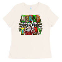 Bone merry christmas yall Ladies Tee - CowhideDigitalArt