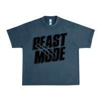 Midnight Navy beast mode classic Urban Heavy Tee - artisFamous