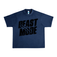 Navy beast mode classic Urban Heavy Tee - artisFamous