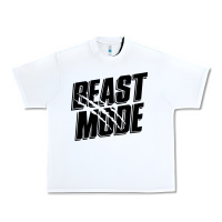 White beast mode classic Urban Heavy Tee - artisFamous