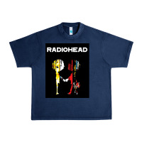 Navy radio Urban Heavy Tee - artisFamous