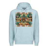 Blue Mist bear native animal  pelt  tumbler Premium Hoodie - BarkalooDesign