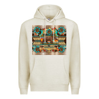 Oatmeal Heather bear native animal  pelt  tumbler Premium Hoodie - BarkalooDesign