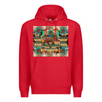 Red bear native animal  pelt  tumbler Premium Hoodie - BarkalooDesign